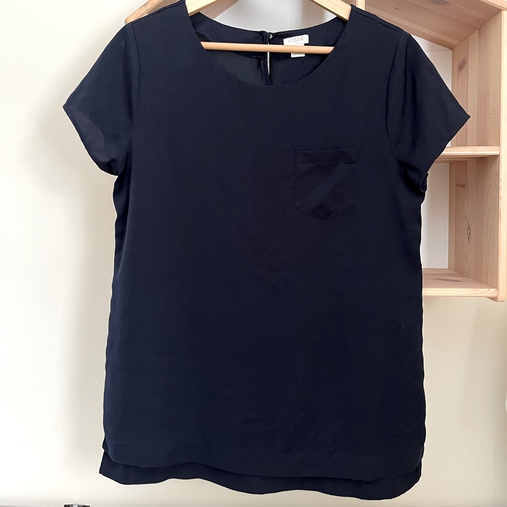 J Crew - Polyester Pocket Tee / Size S